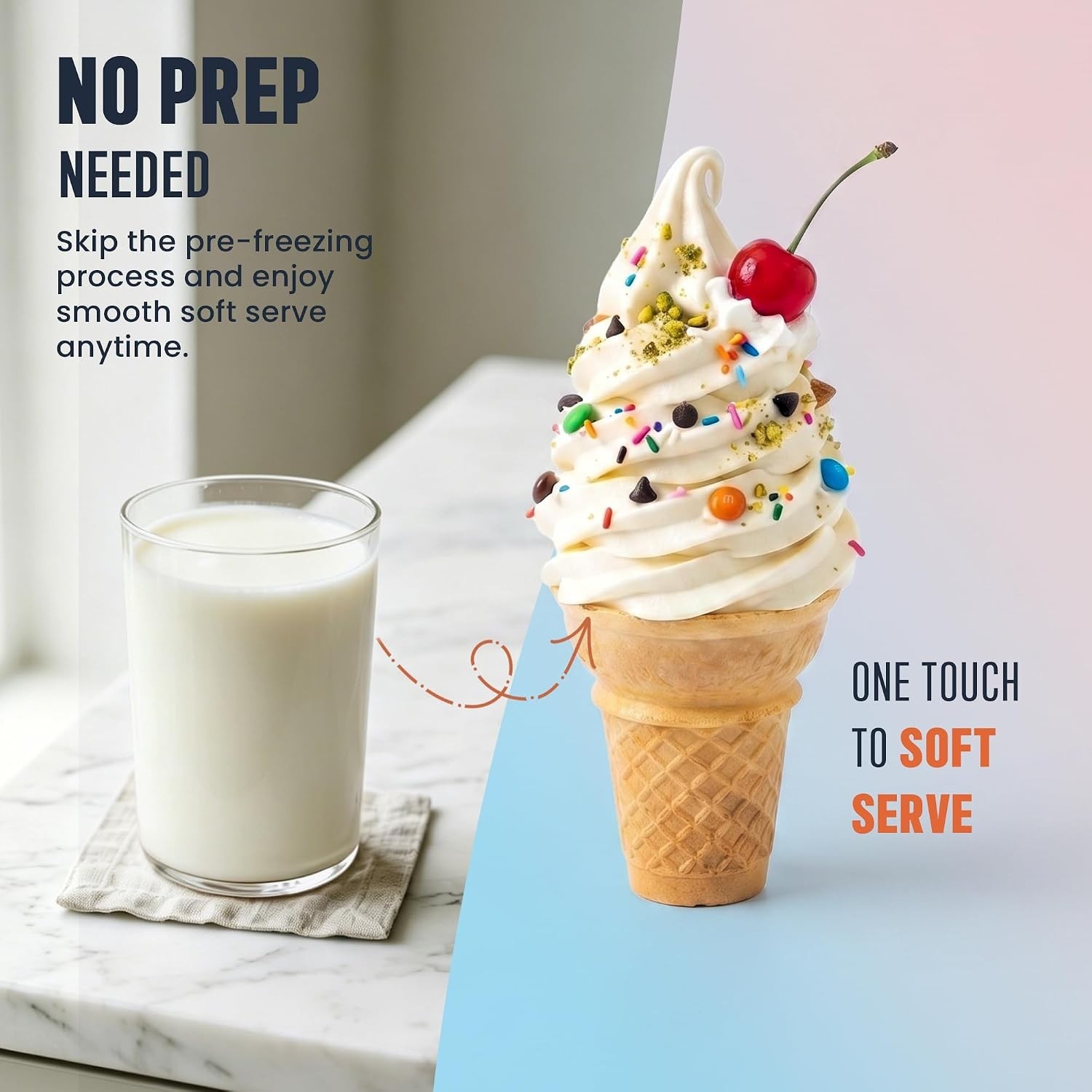 Frost Ice Cream Maker & Slushie Machine Soft Serve Sorbet Margaritas
