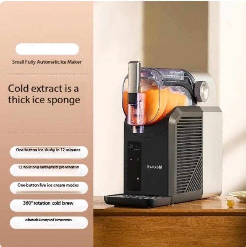 Snow Melting Machine Automatic Ice Maker Street Vendor Ice Cream Machine