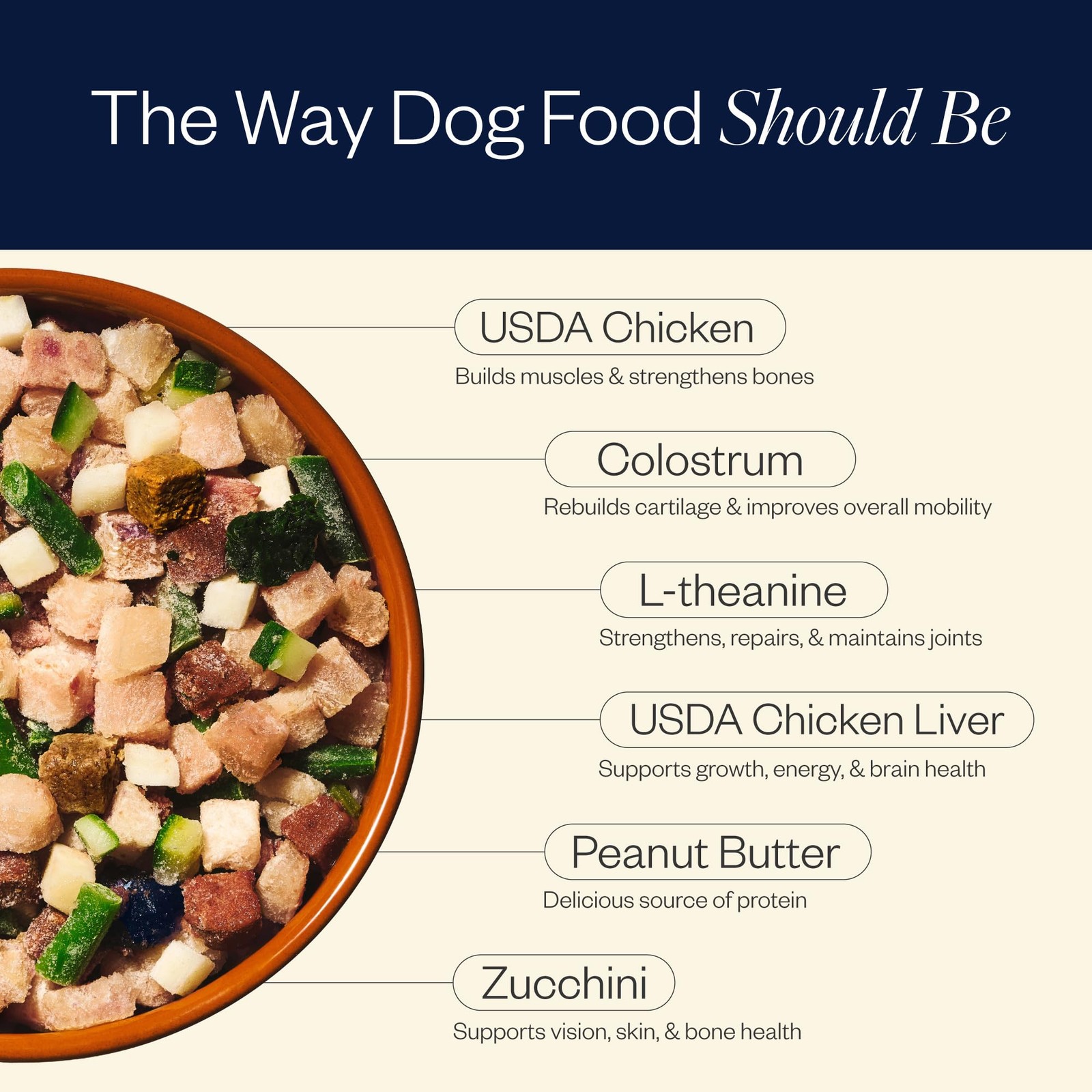 Maev Human-Grade Fresh-Frozen Chicken Dog Food Grain-Free Whole Ingredient Raw