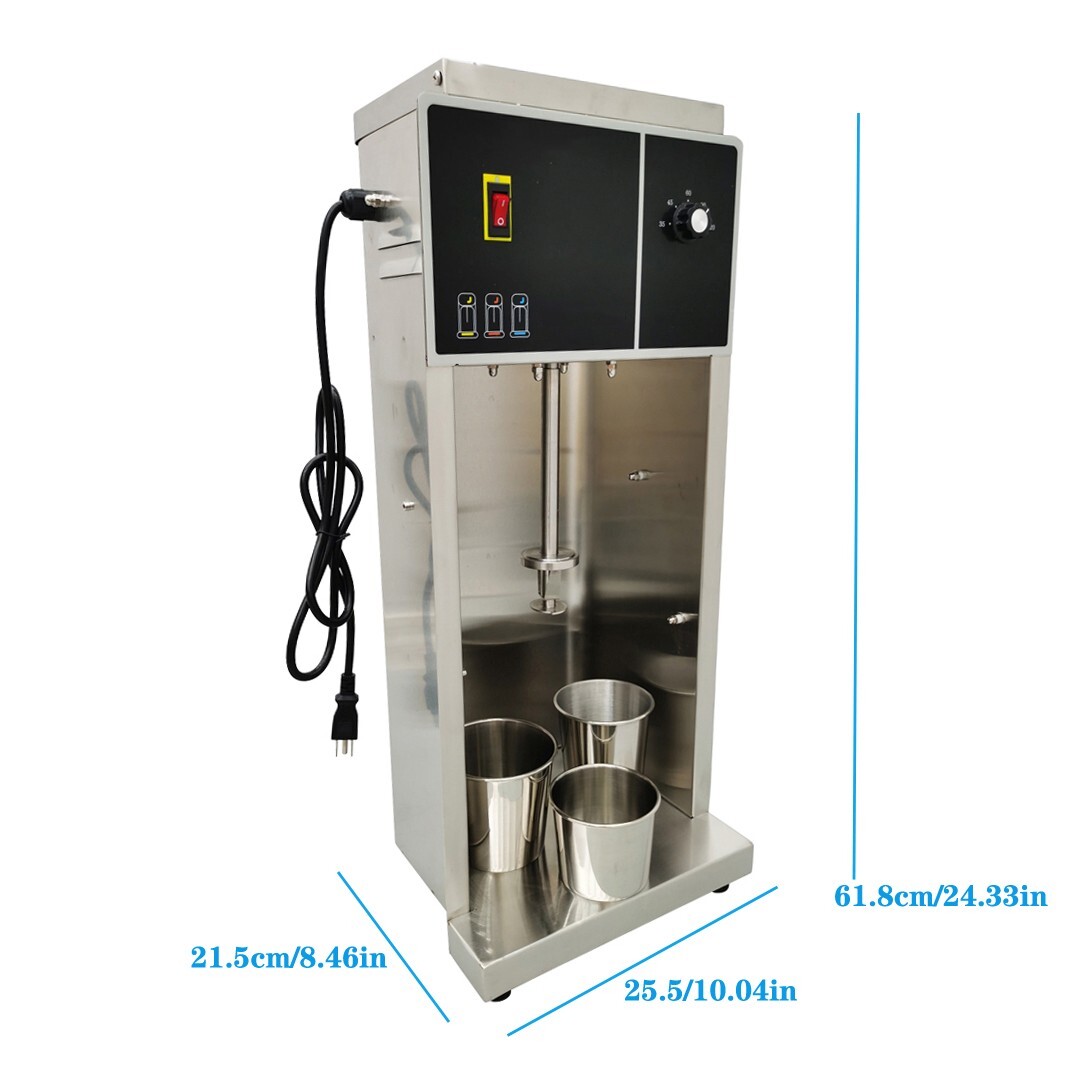 110V Commercial Electric Automatic Ice Cream Machine Maker Shaker Blender Mixer