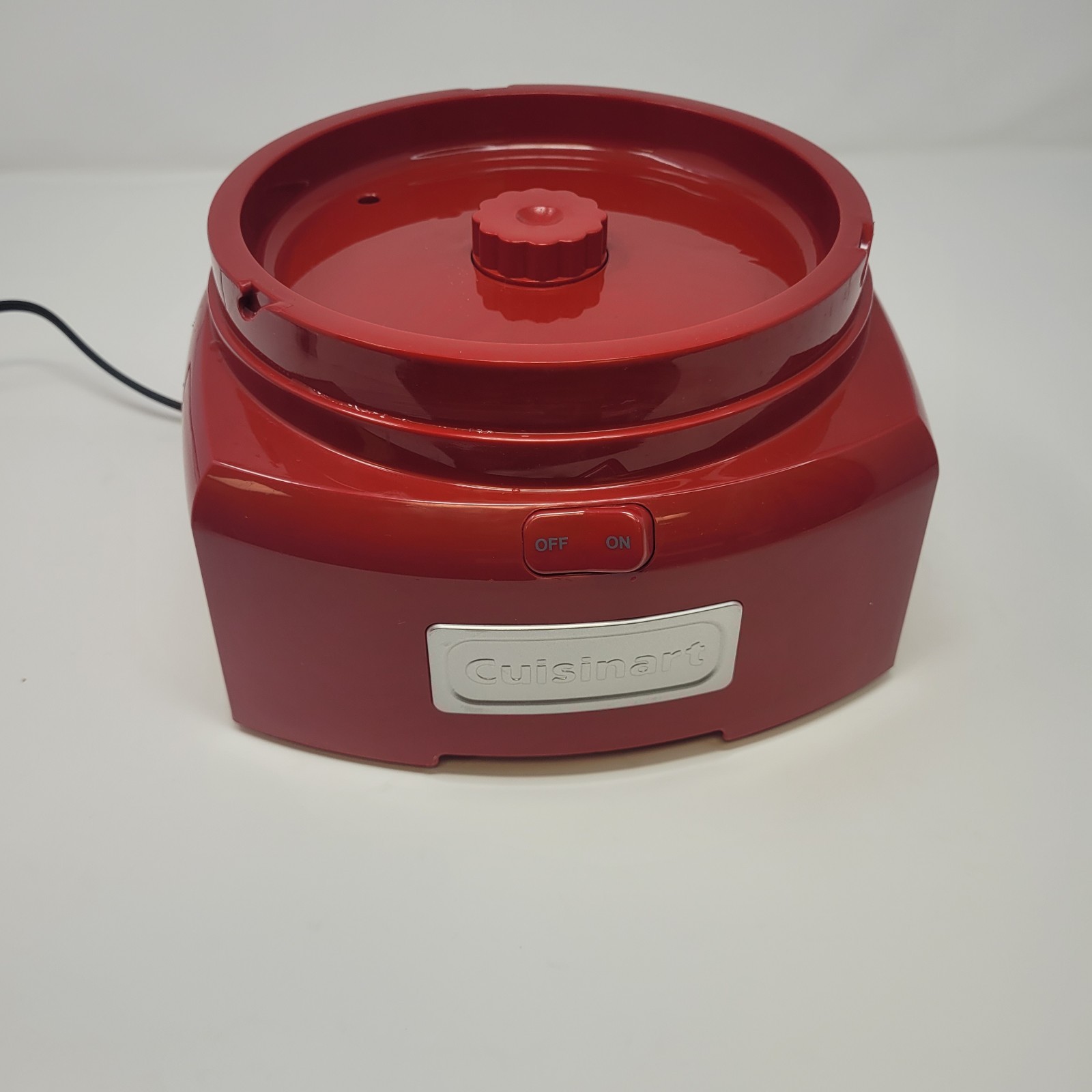 Cuisinart Ice Cream Maker ICE-21R ICE-21RP1 ICE-21PK BODY BASE w/ MOTOR Red OEM