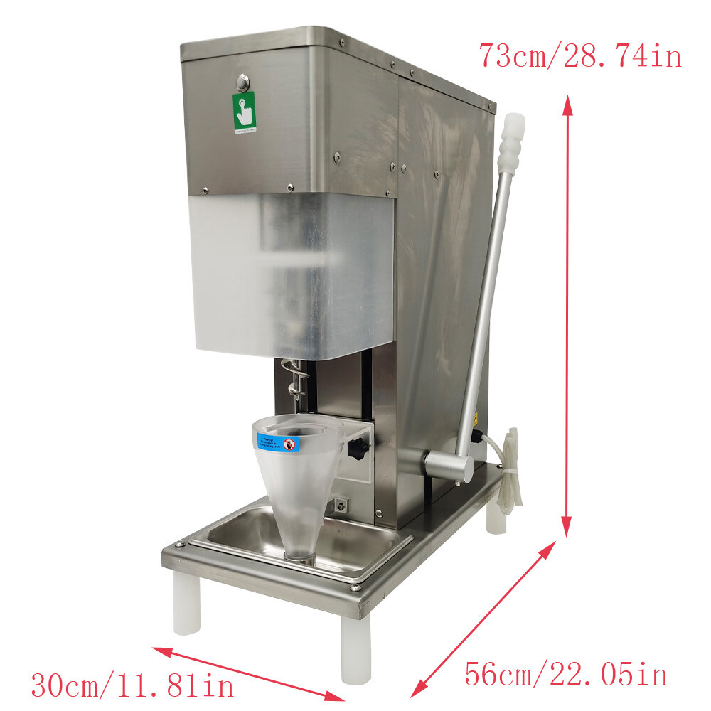 Commercial Fruit Ice Cream Yogurt Mixer 110V Electric Milkshake Ice Cream Mixer