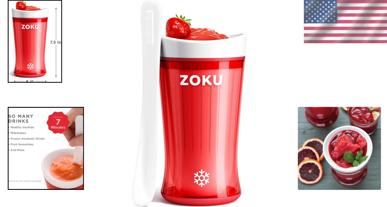 Jumbo Slush Maker – Compact, BPA-Free Machine for Quick Milkshakes & Smoothies