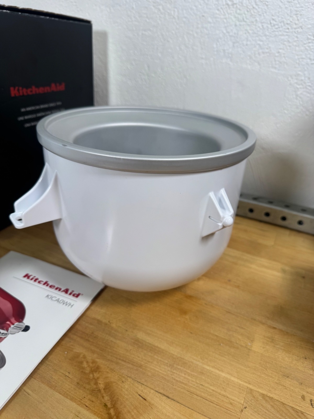 Kitchenaid Ice Cream Maker 2Qt Stand Mixer Attachment KICAOWH williams sonoma