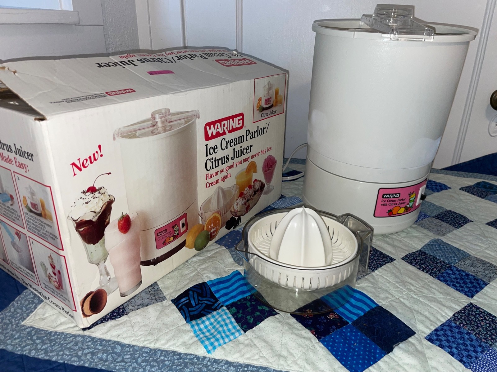 Vintage WARING Electric Ice Cream Parlor / Citrus Juicer CF5310 Tested & Working