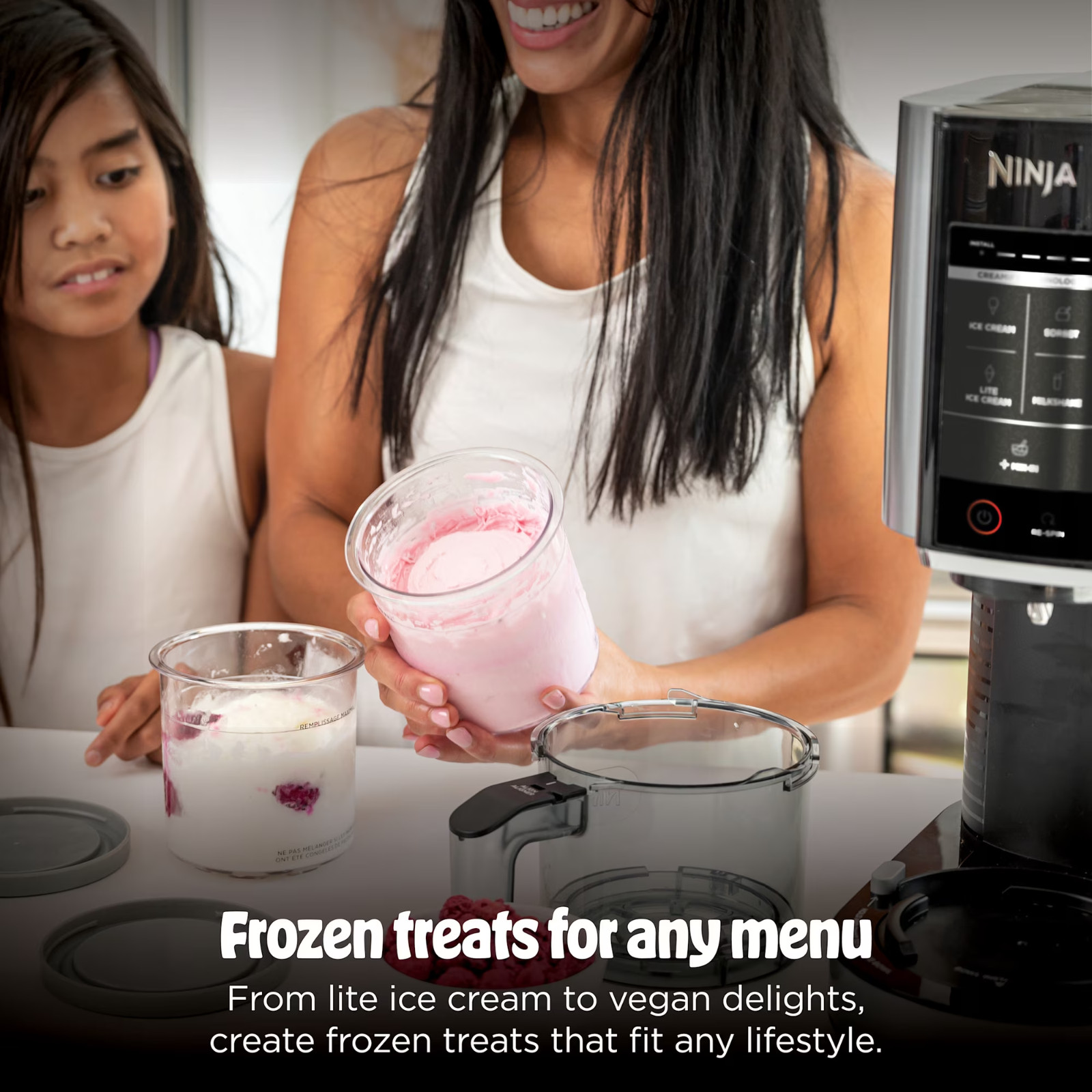 Ninja Creami Ice Cream Maker, for Mix-ins, Milkshakes, Sorbet, 5 One-Touch Progr