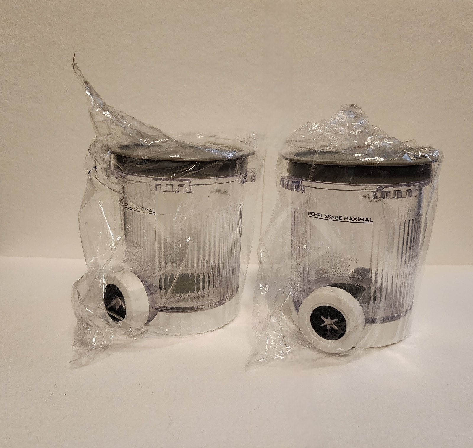 Ninja Creami Deluxe NC700 001 Replacement Pints & Lids 16oz Ice Cream Maker 2 Pk