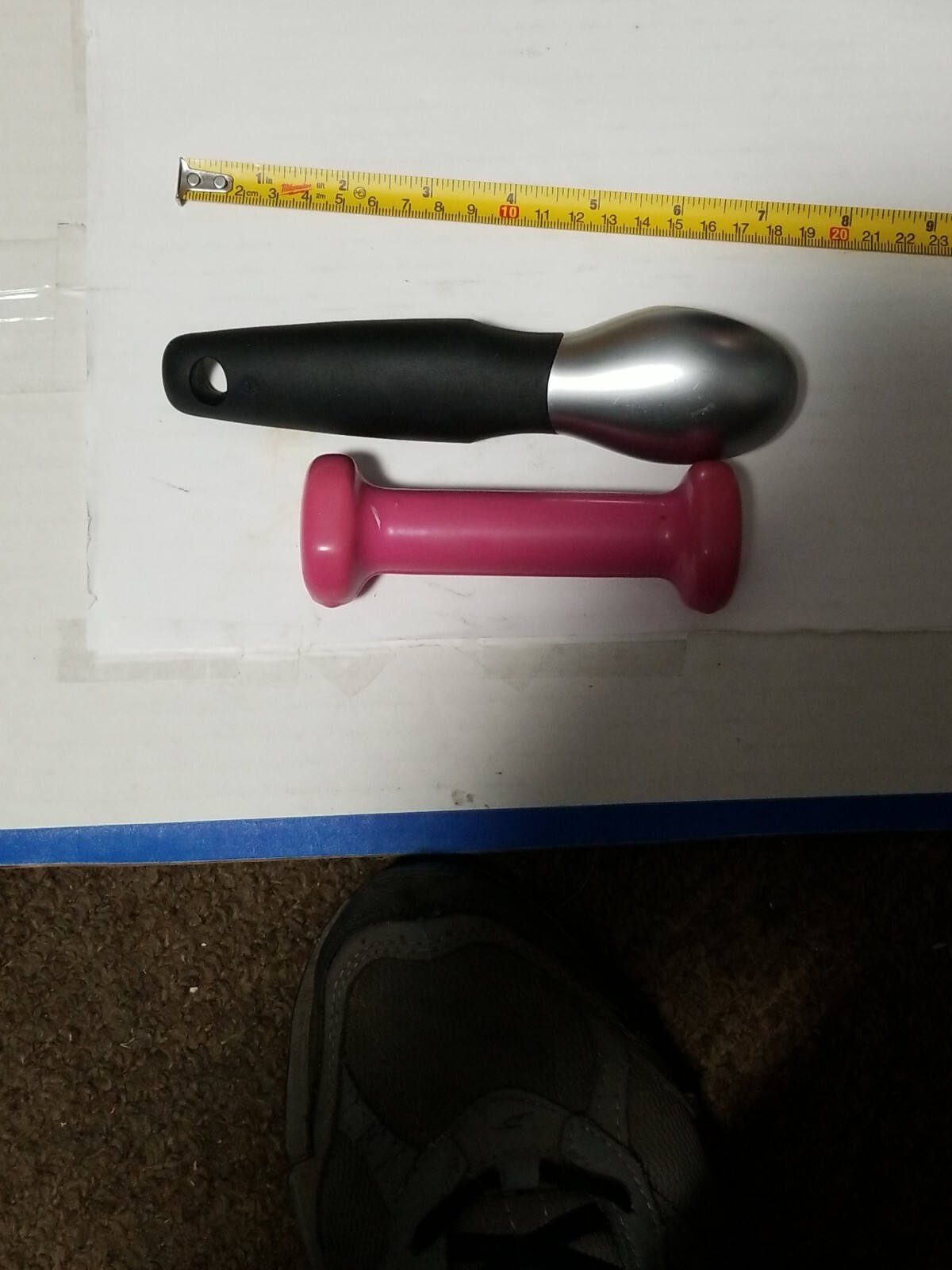 Goodcook Weighted Ice Cream Scoop, Zinc Head, Comfort Grip Handle, Won’t bend
