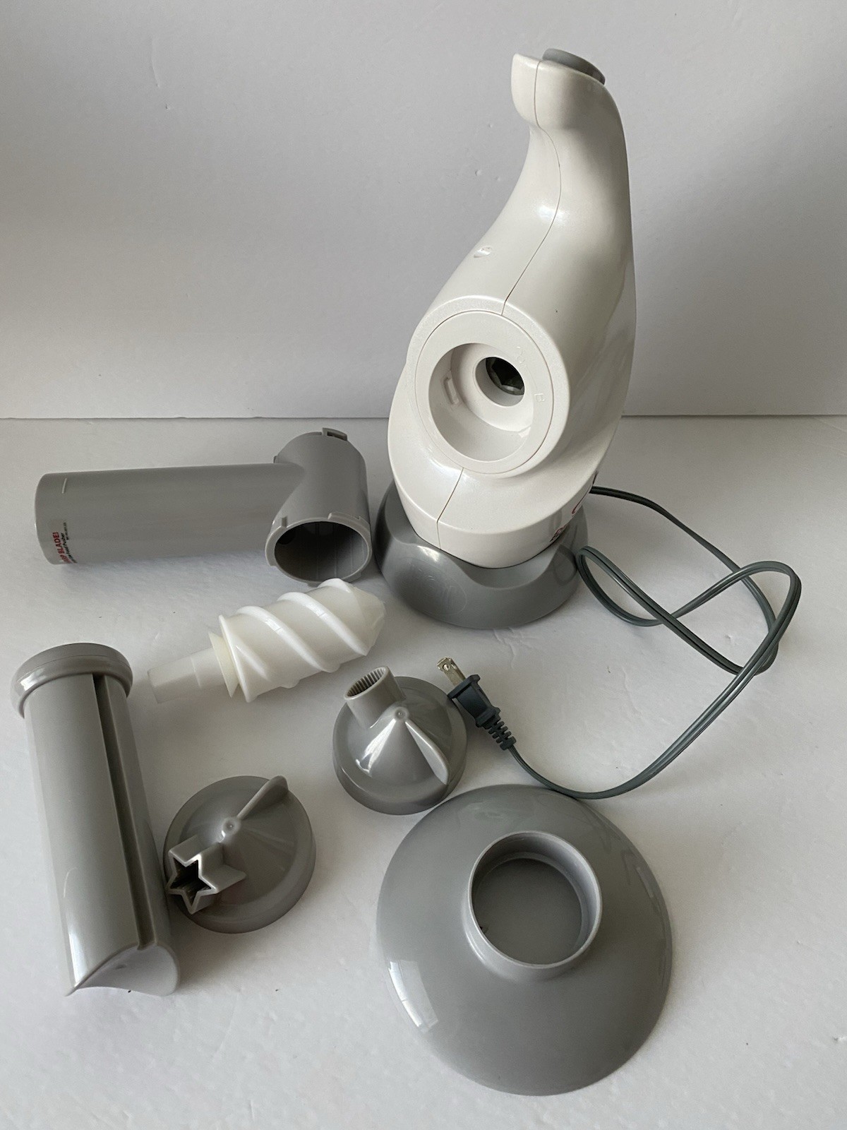 Magic Bullet Dessert Bullet White Frozen Fruit Healthy Dessert Sorbet Maker