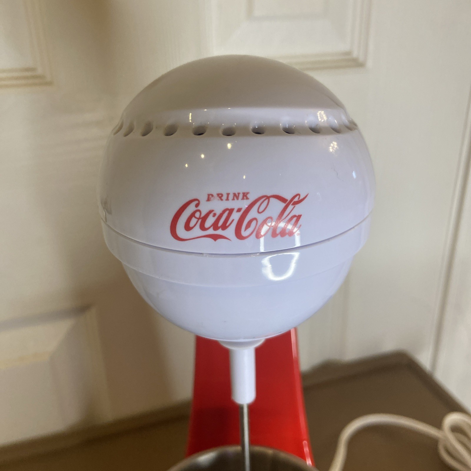 Coca Cola Nostalgia 2-Speed Milkshake Maker Drink Mixer – Works