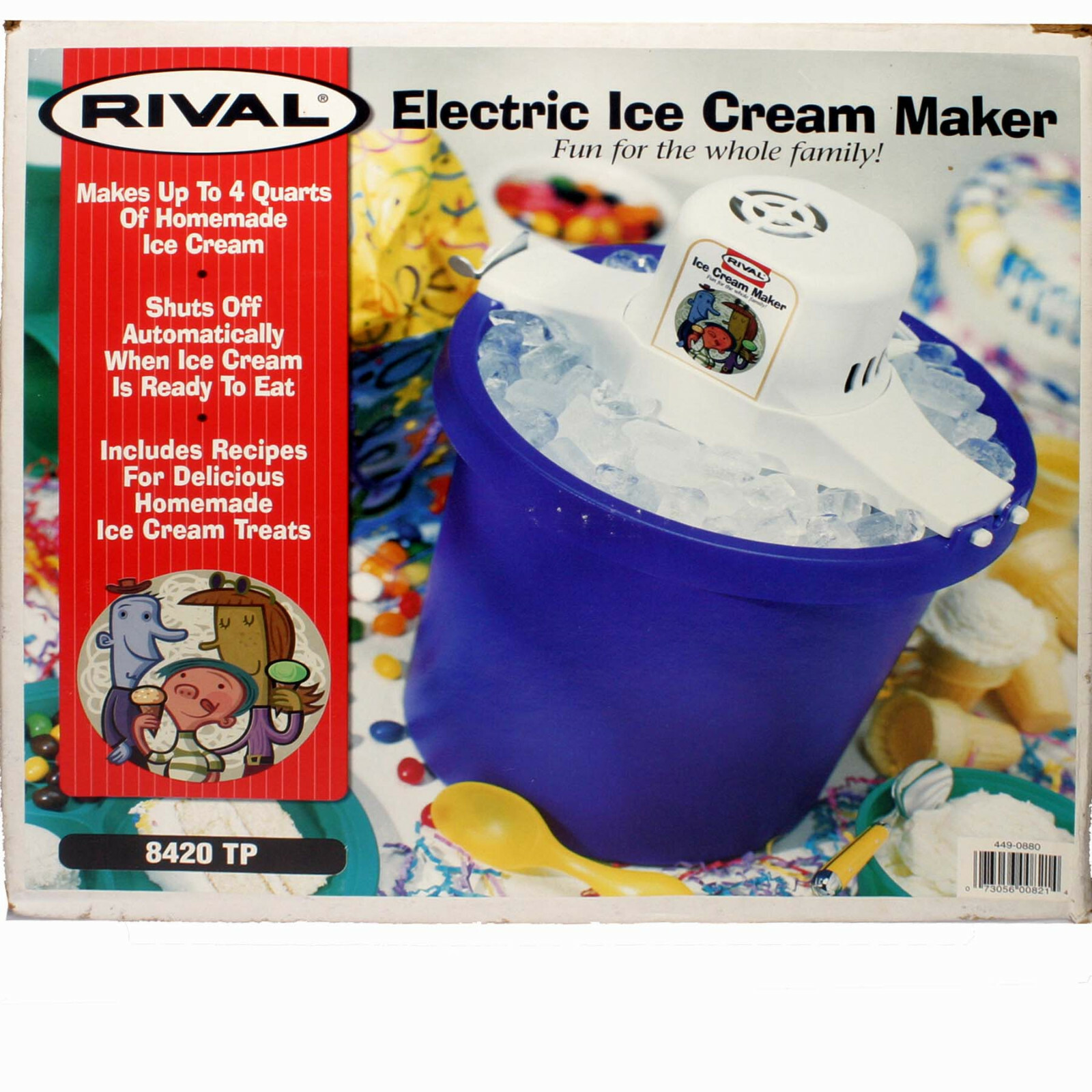 Rival Model 8420 4 Quart Electric Ice Cream Maker