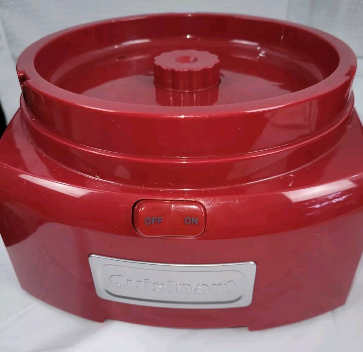 Cuisinart Automatic Frozen Yogurt, Ice Cream, and Sorbet Maker Red