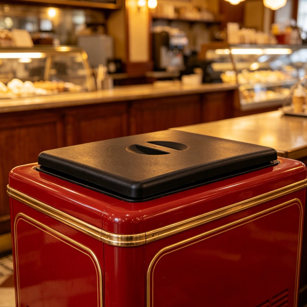 Ice Cream Machine Lid: Replacement Ice Cream Machine Cover – Portable