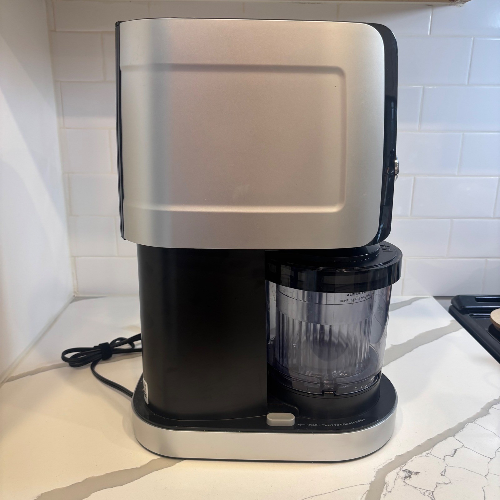 Ninja CREAMi Deluxe 11-in-1 Ice Cream Maker Silver Black NC501