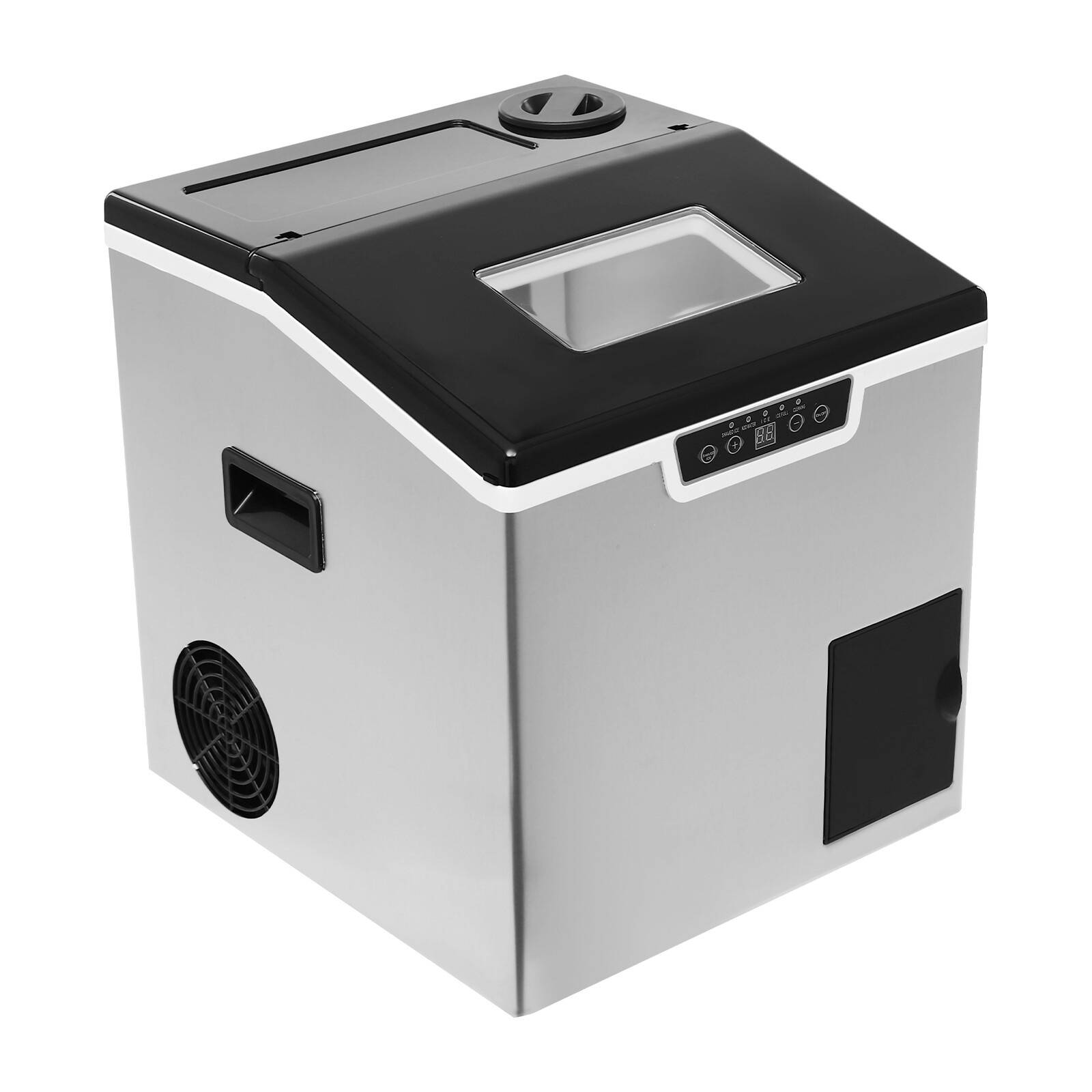 66-88lbslbs/24h Ice Maker Machine Stainless Steel Undercounter Ice Machine NEW