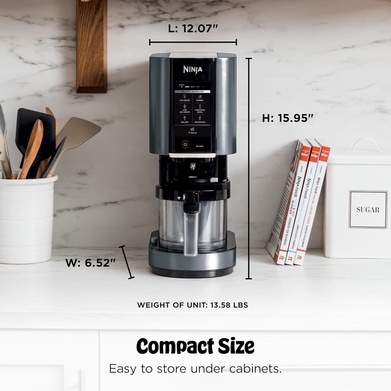 Ninja® Creami® 7-In-1 Ice Cream Maker, Ice Cream, Gelato & More, NC299AMZ | Ninj