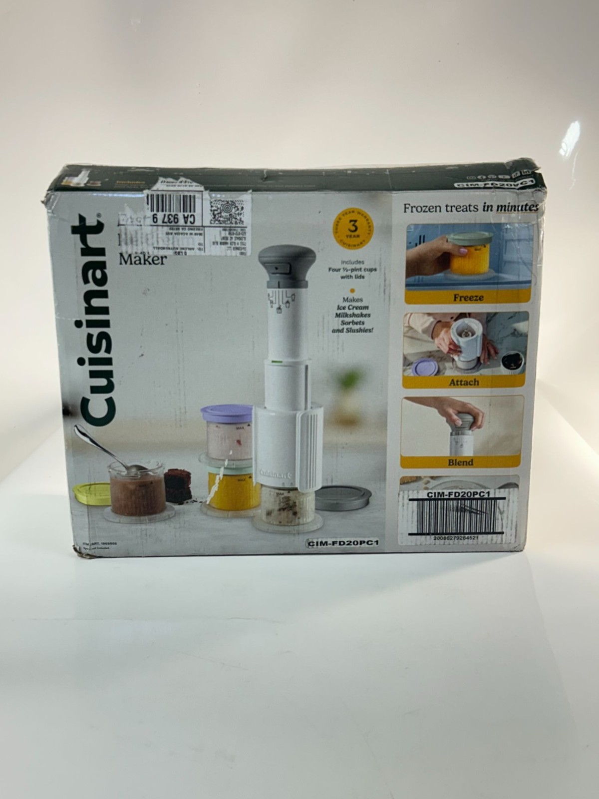 Cuisinart FastFreeze Ice Cream Maker CIM-FD20PC1 Frozen Dessert Machine