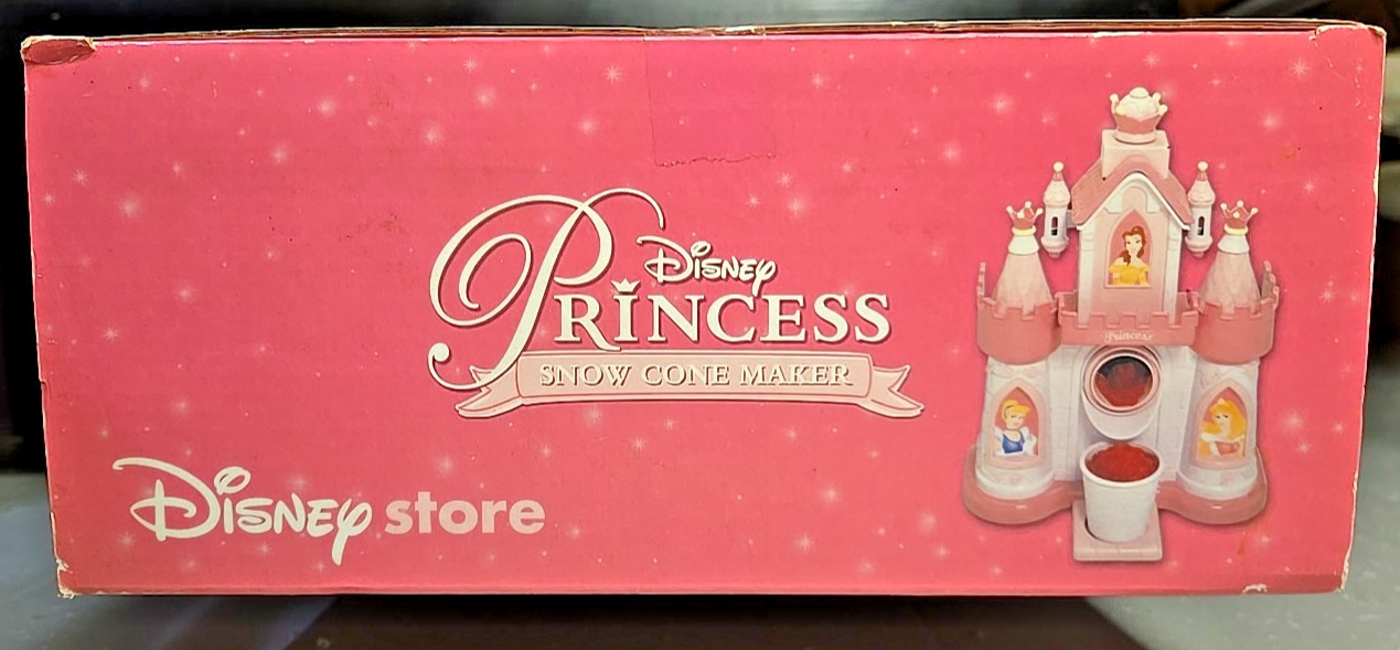 Disney Store Princess Snowcone Machine NIB