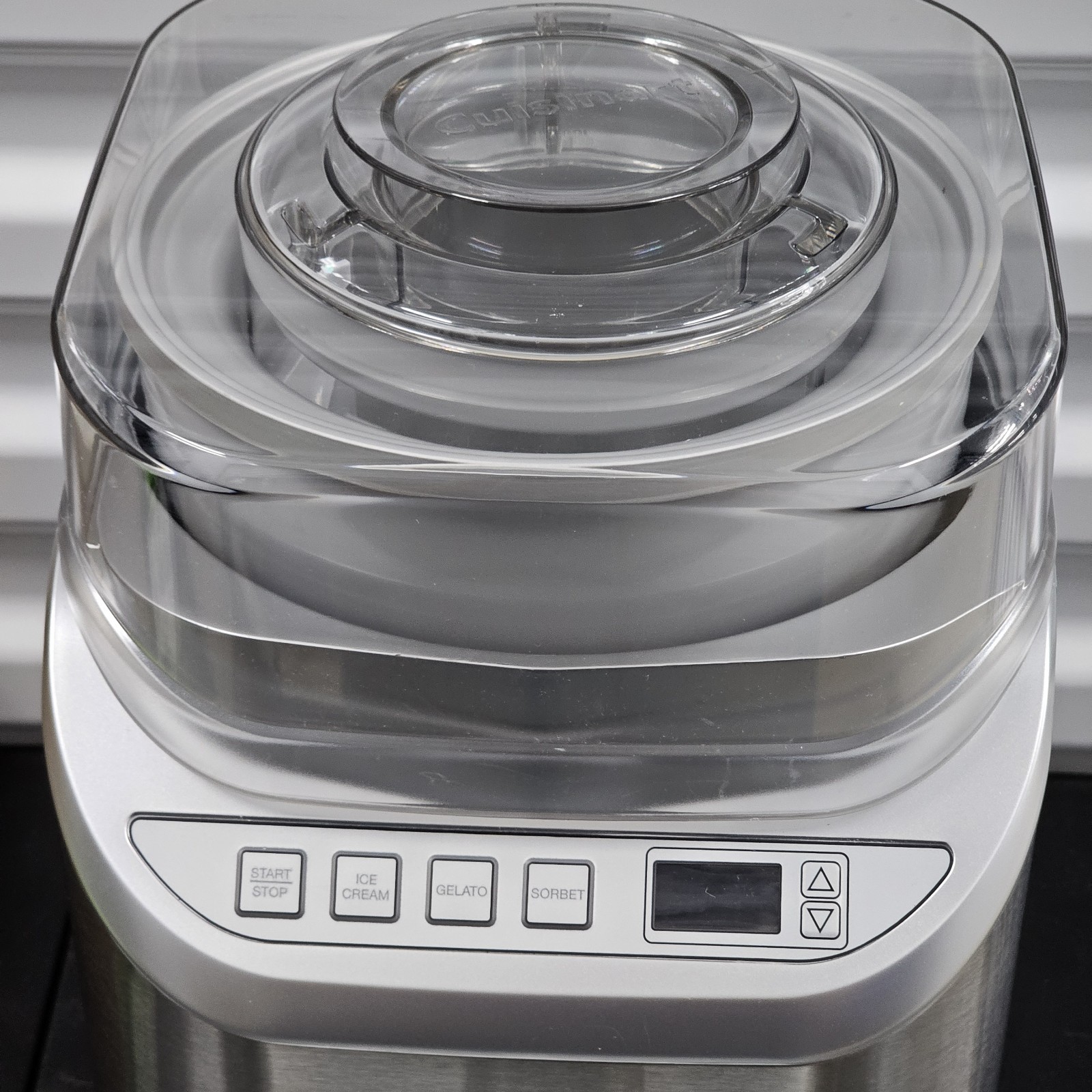 Cuisinart ICE-70FR ICE-70 2QT Ice Cream Maker Machine LCD Screen Stainless Steel