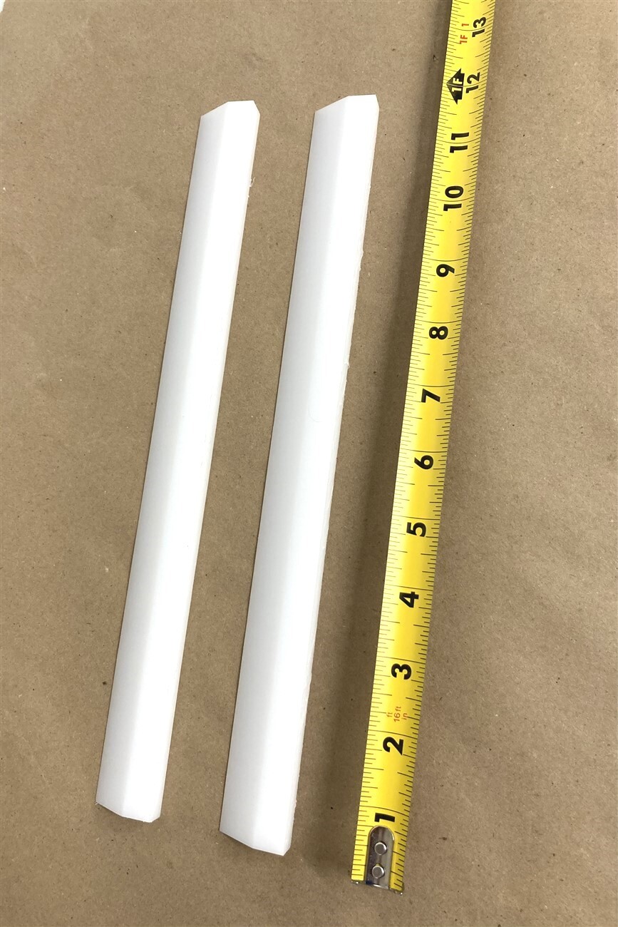Pair DELRIN SCRAPER for 8 QUART White Mountain Ice Cream Freezer dasher