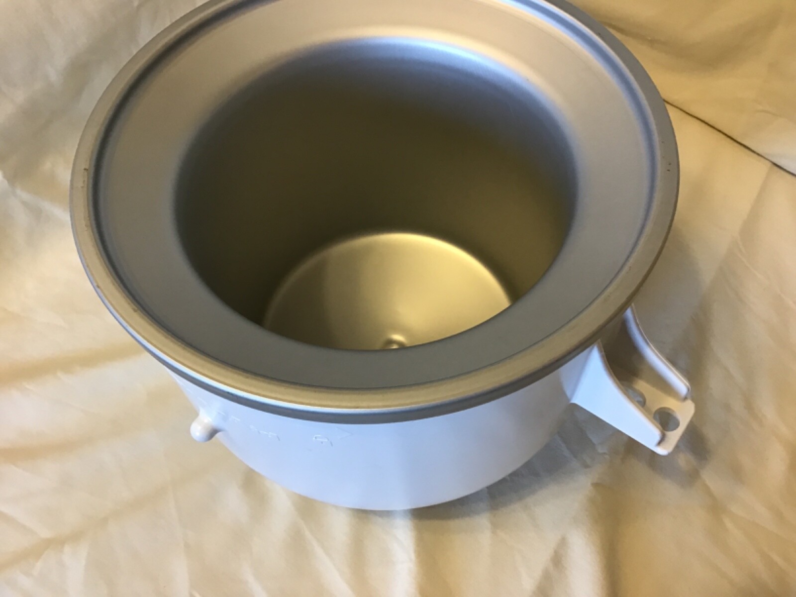 KitchenAid Ice Cream Mixer Bowl Yogurt Maker Attachment KICA0WH Stand 2 Quart