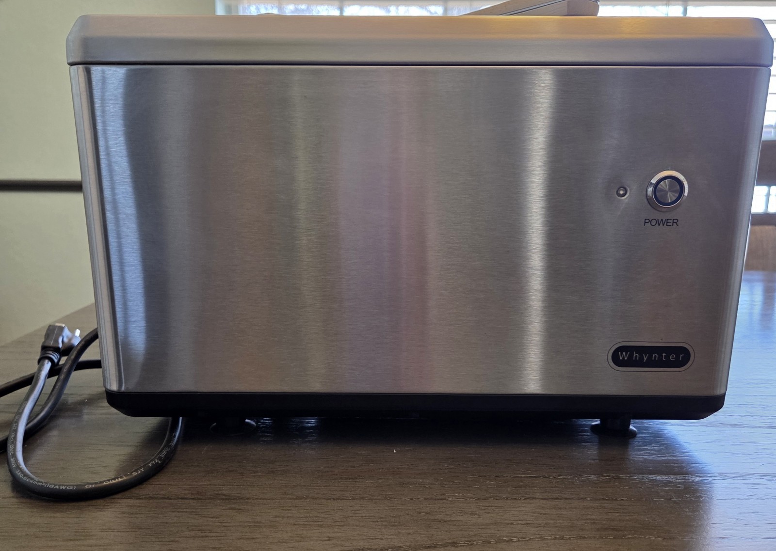 Whynter Portable Ice Cream Maker Cold Plate Stainless Steel ICR-300SS