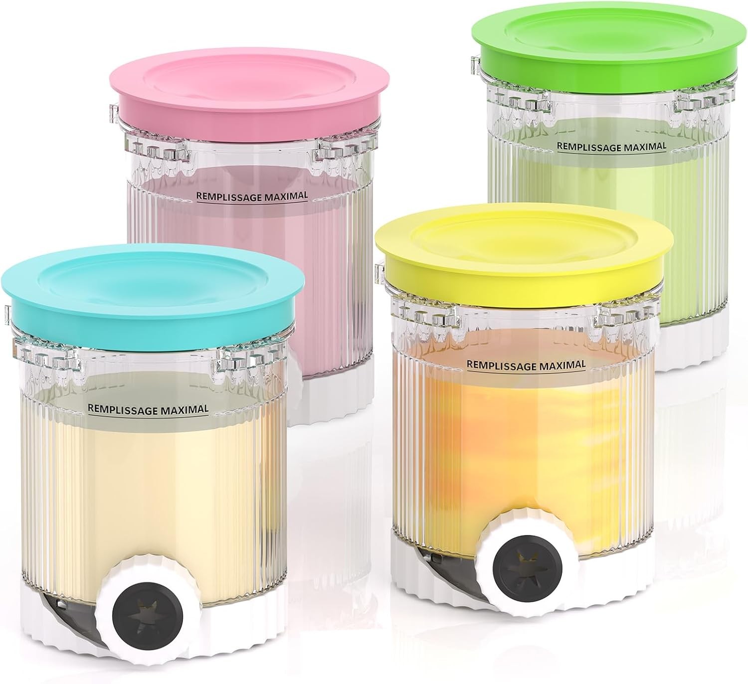 Creami Swirl Pints & Lids NC701 NC701C Compatible W/ Ninja Swirl CREAMi Ice