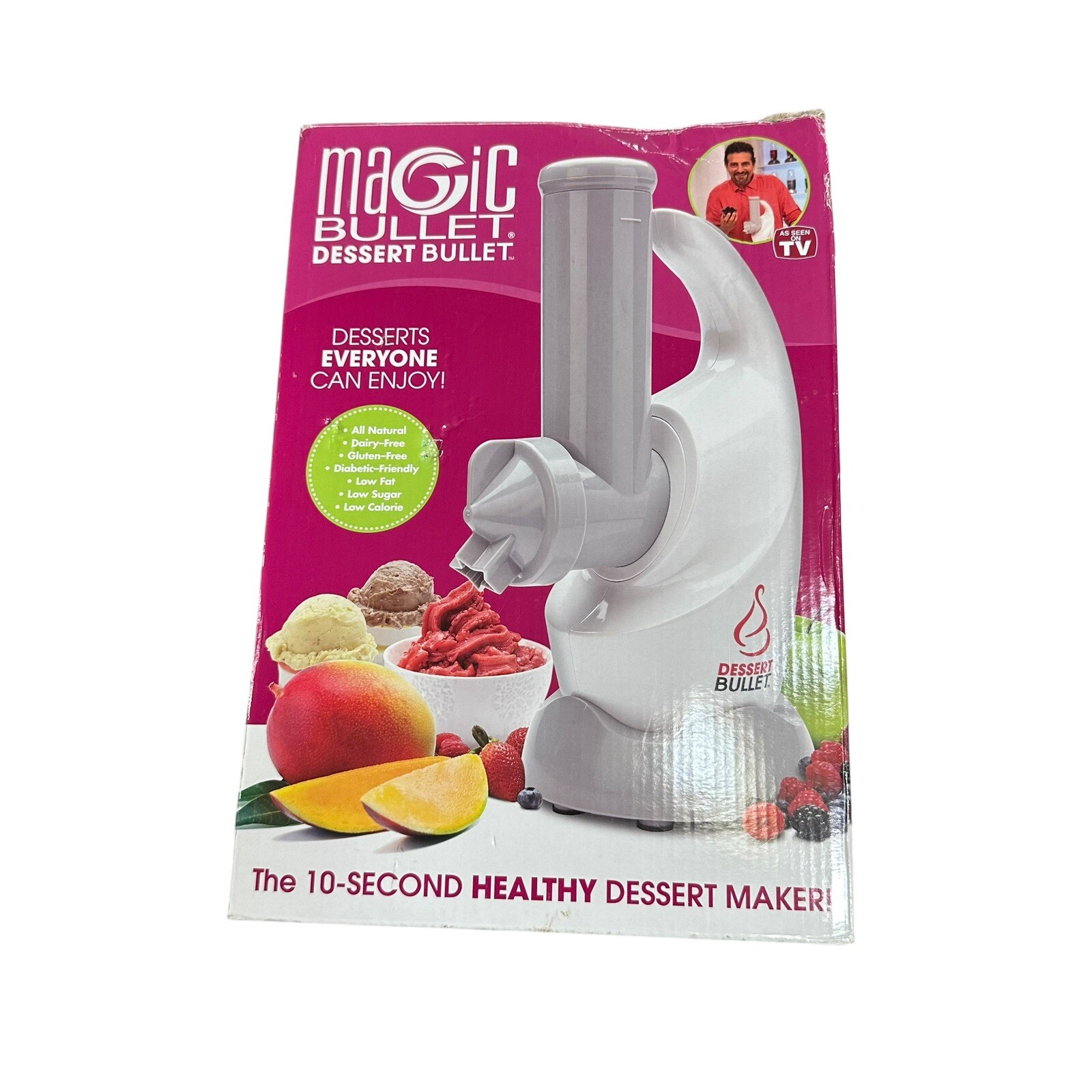 Magic Bullet Dessert Bullet, New, Open Box Missing Recipe Book