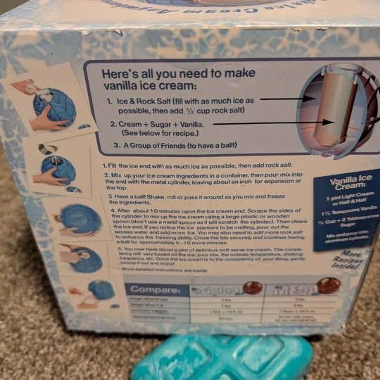 Play & Freeze Ice Cream Maker Make Ice Cream Anywhere