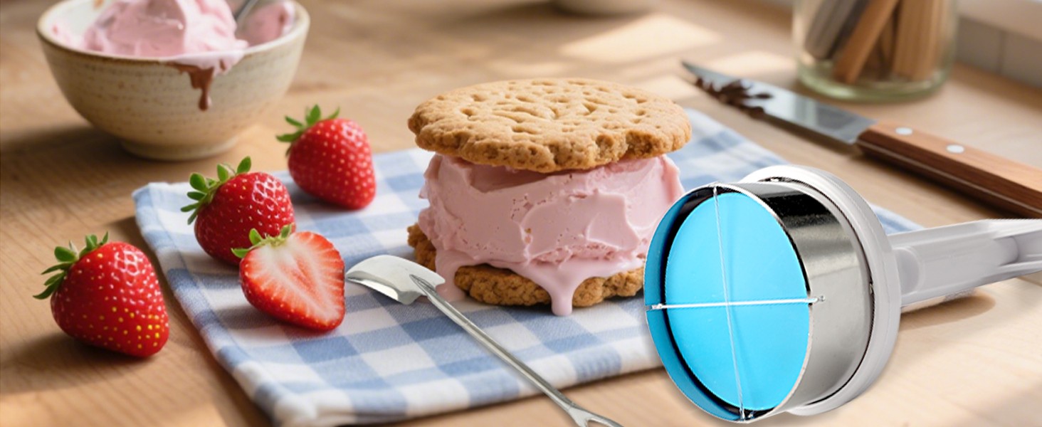Ice Cream Sandwich Maker Tool, Stainless Steel Ice Cream Sandwich Maker |