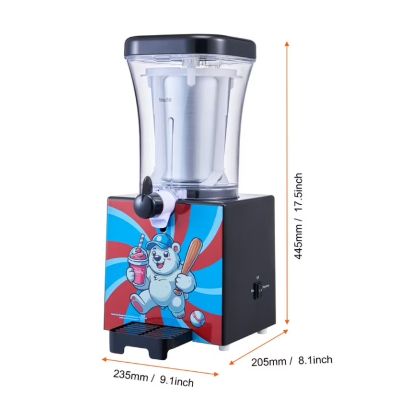 Slushy Machine for Home Margarita Slush Maker 34oz Smoothie Frozen Drink Maker