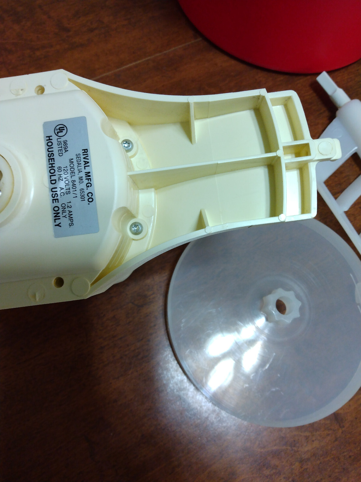 VTG Rival Red Ice Cream Maker 4 Qt Electric Yogurt Freezer 8401 USA