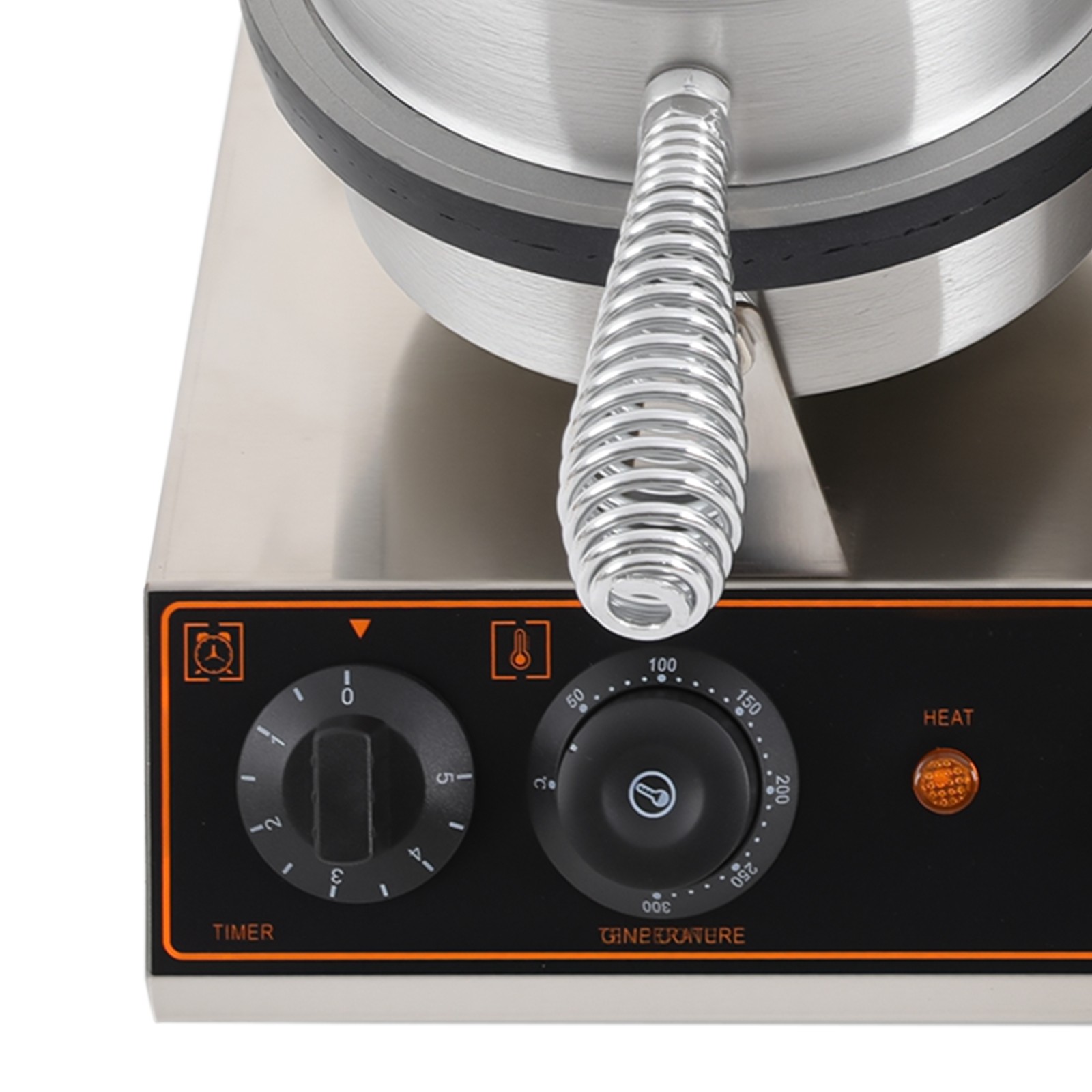 110v Commercial Ice Cream Cone Maker 2400w Electric Waffle Cone Machine For Shop