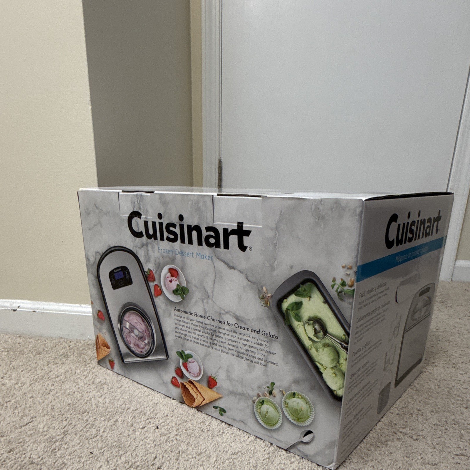 Cuisinart ICE-100 Frozen Dessert Maker Compressor Ice Cream Maker 1.5 qt