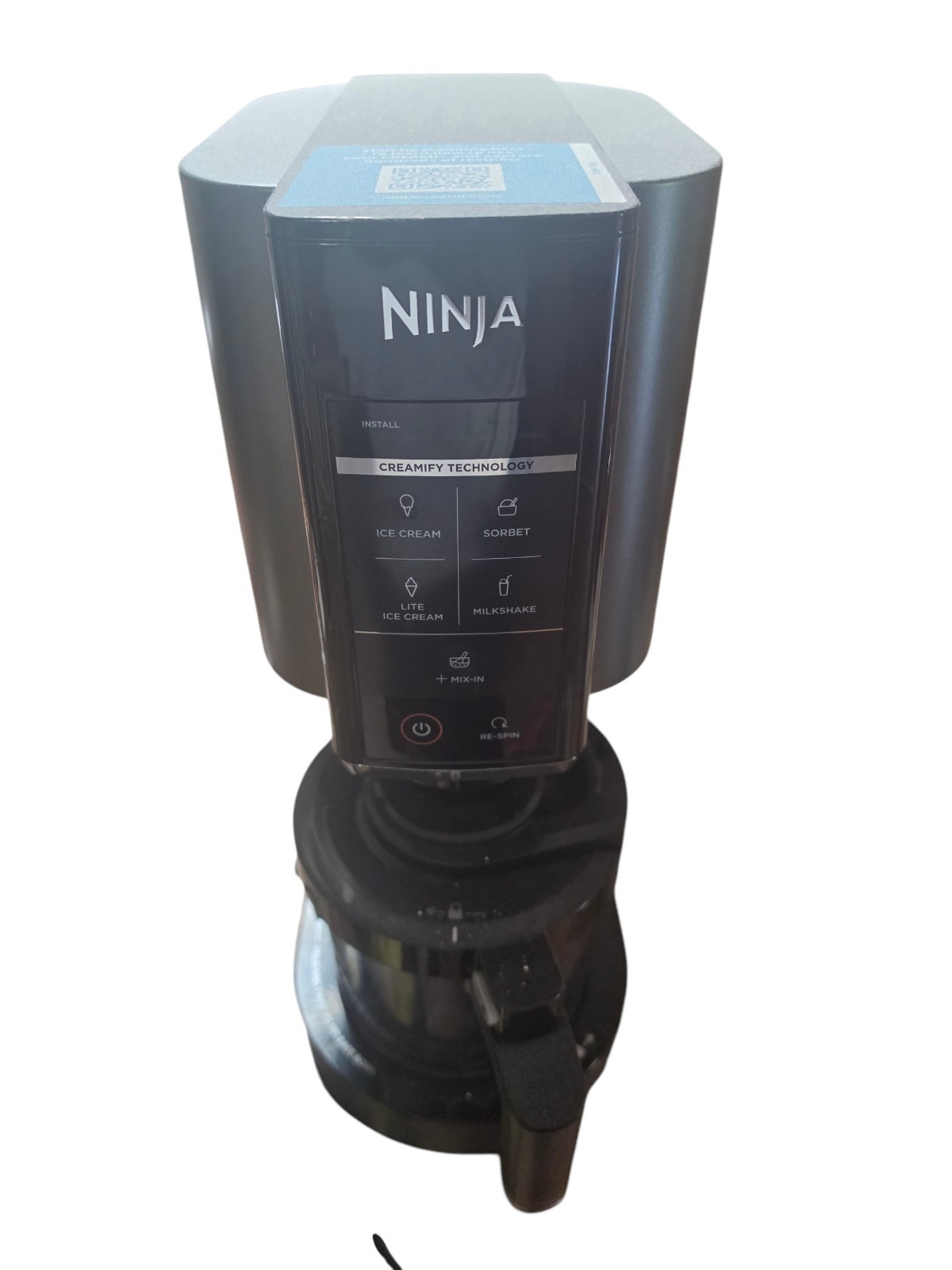 Ninja Creami Ice Cream Maker NC301 – Black/Grey Just The Machine