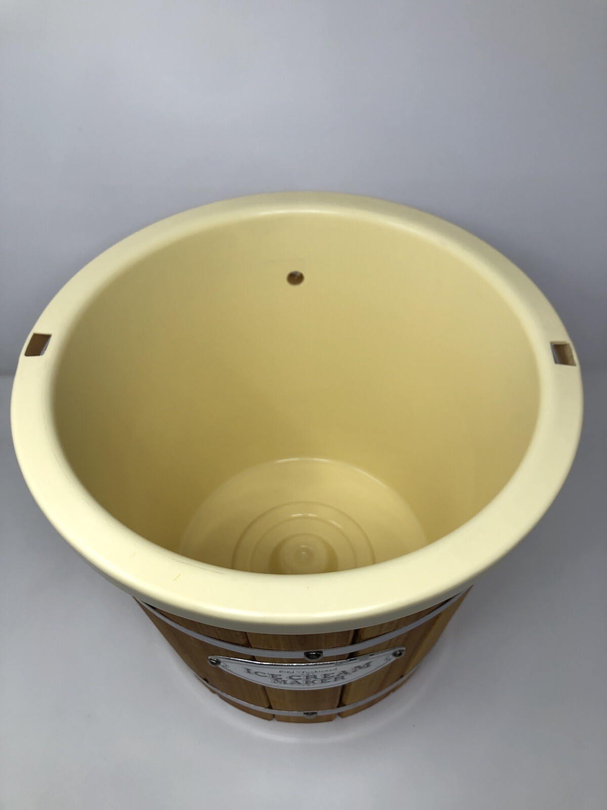 WOOD/ PASTIC TUB Nostalgia 4-Quart Electric Ice Cream Maker ICMP4WD ~PART ONLY!