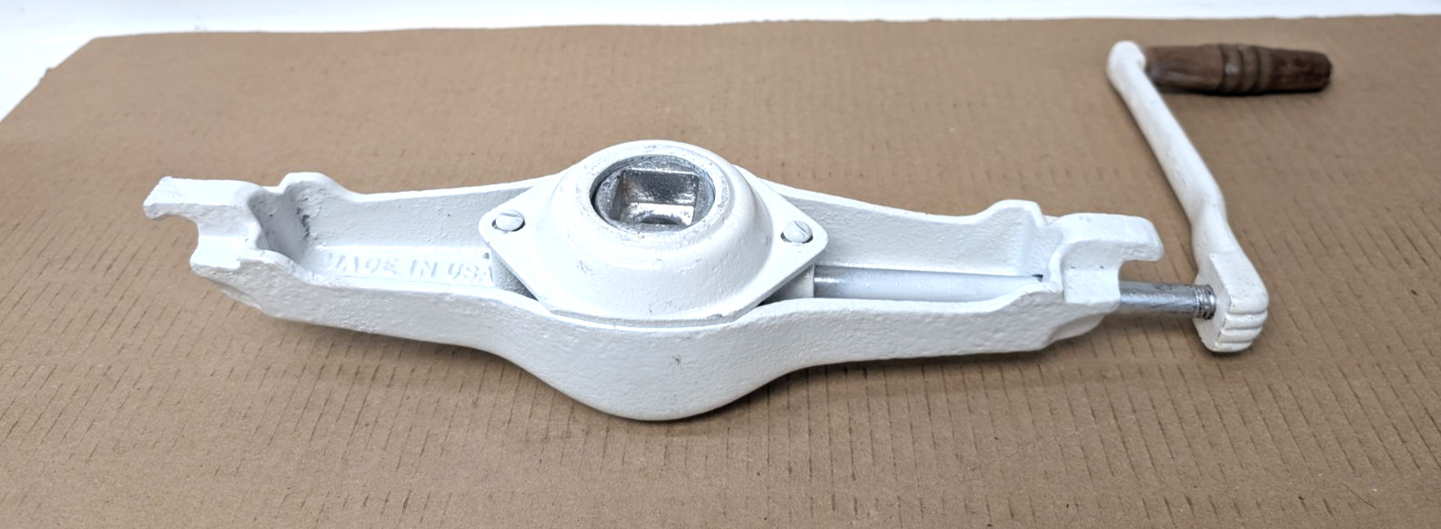 White Mountain Hand Crank Assembly ONLY for 6 Qt Ice Cream Makers Repainted