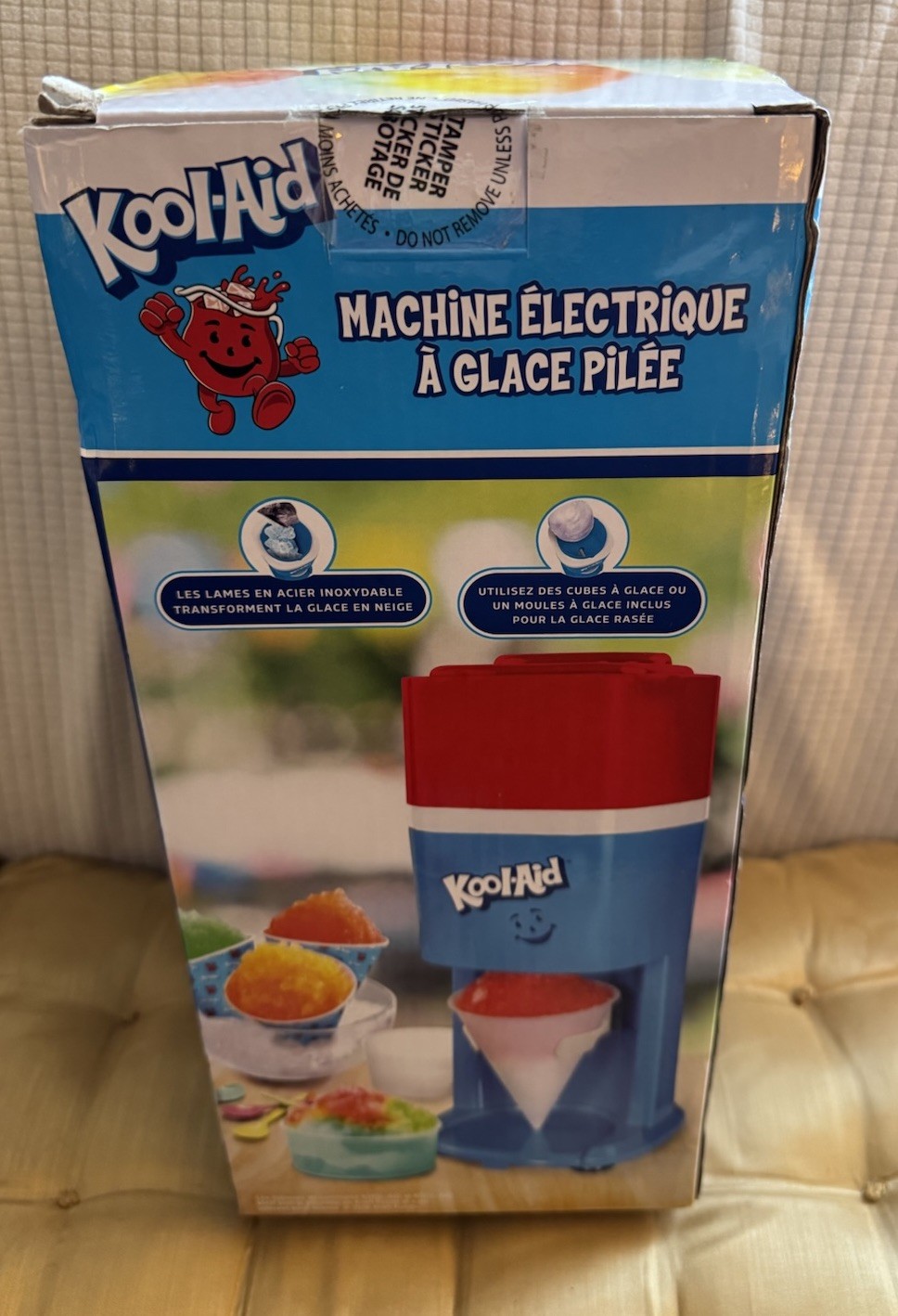 Kool-Aid Electric Ice Shaver, Blue & Red Snow Cone Maker Icee Summer Fun