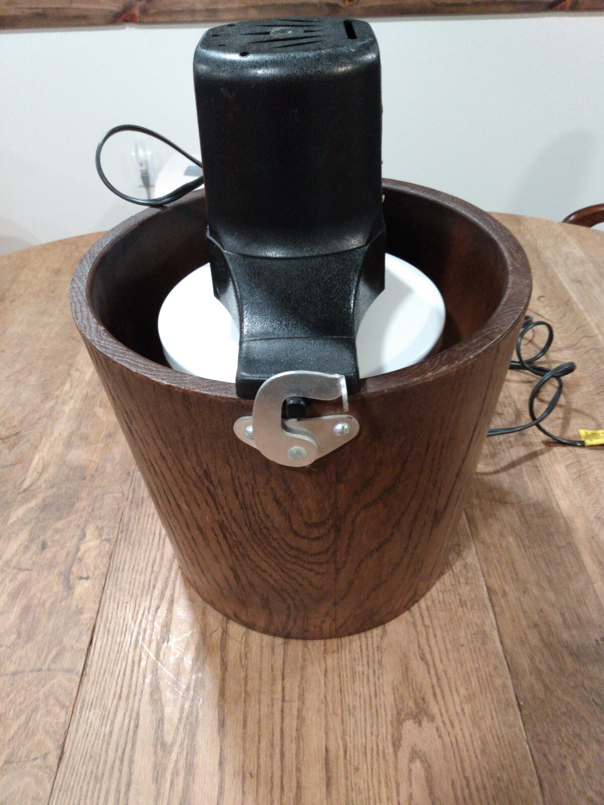 RCW Richmond Cedar Works Sterling 5 Qt. Ice Cream Freezer Maker WORKS