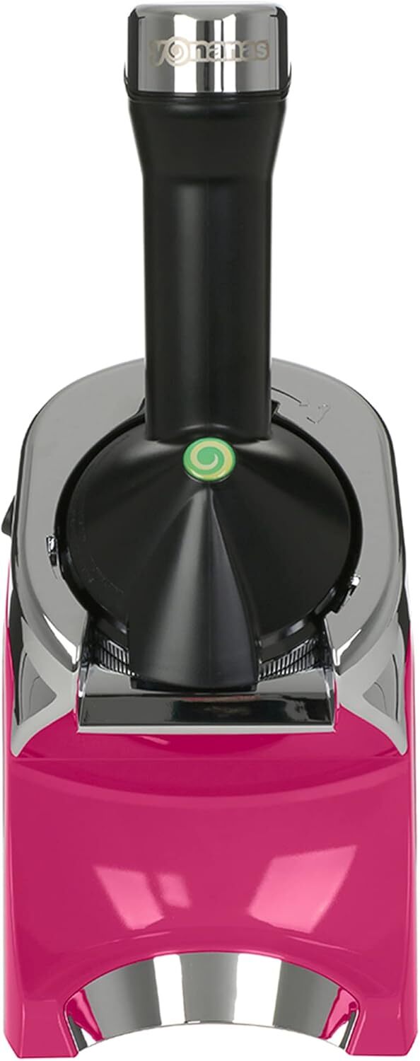 Yonanas 988TL Keto, Vegan, Dairy-Free Frozen Fruit Soft Serve Maker, 200 W, Pink