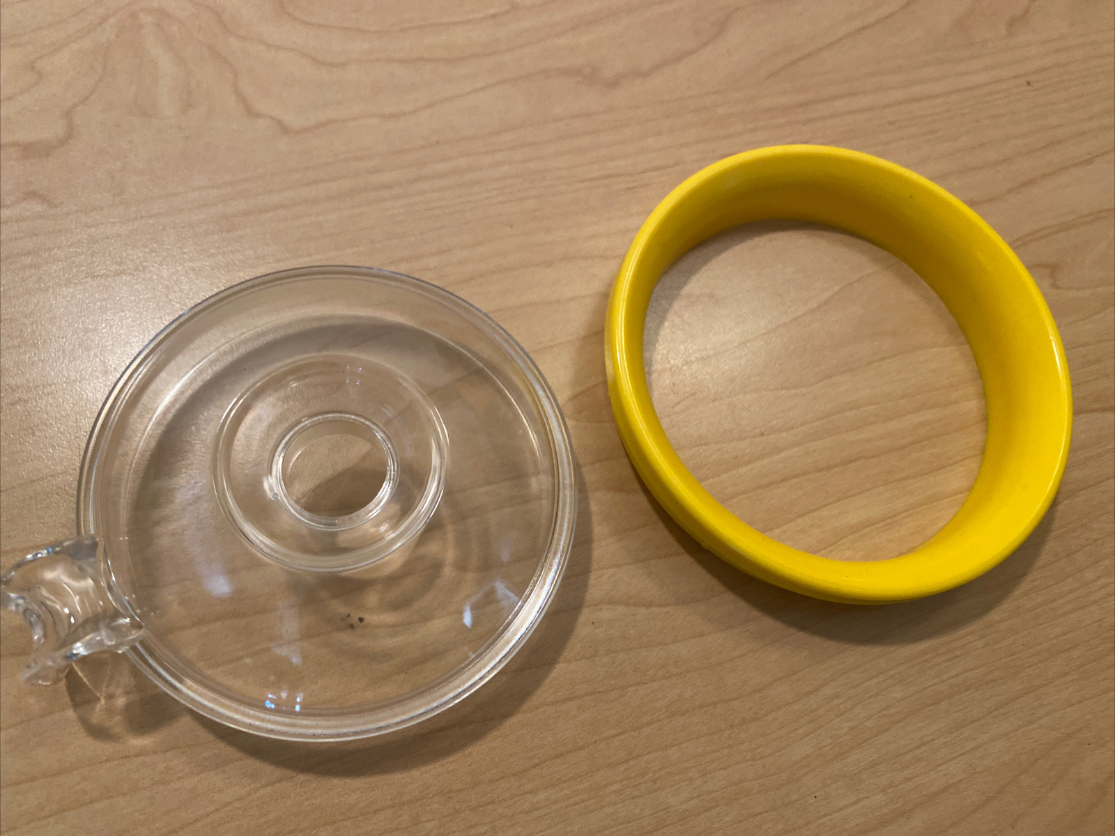 Vintage Nikkal Donvier Half Pint Ice Cream Maker Replacement Parts Lid Yellow