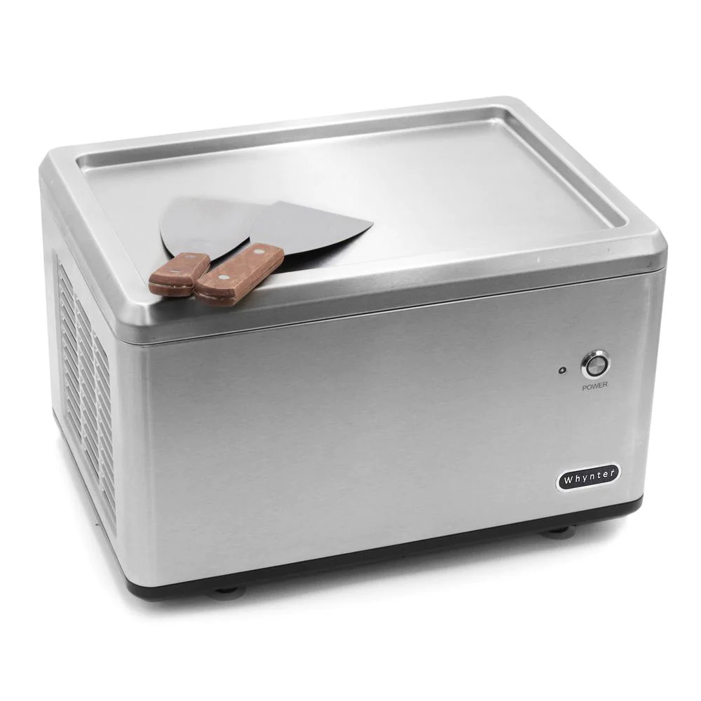 Instant Ice Cream Maker Stainless Steel Frozen Pan Roller Portable 8 Ounce