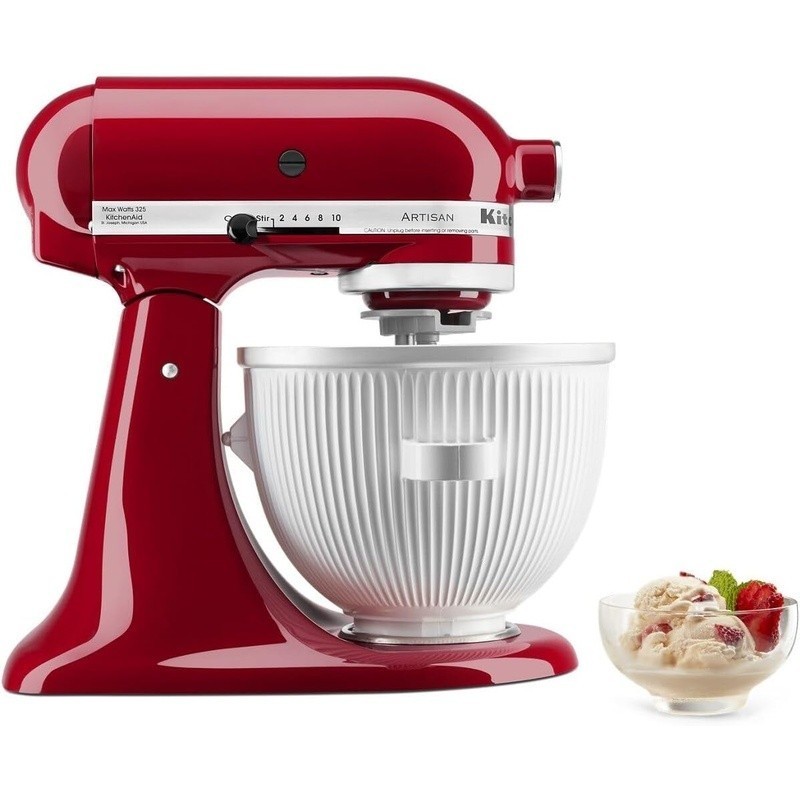 Ice Cream Maker Attachment Stand Mixers 2 Quart Dasher Bowl Home Kitchen New
