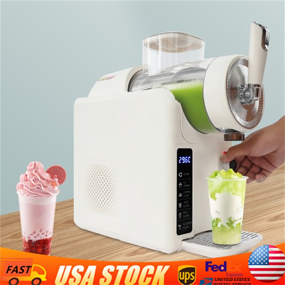 Slushie Machine for Home No Ice Needed, 60.9oz Frozen Drink Maker Self-Cleaning