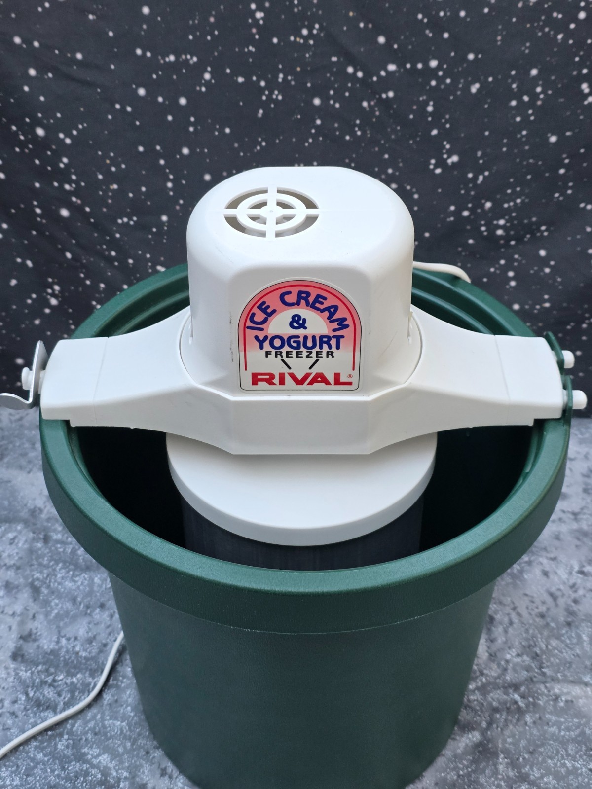 Rival Electric Ice Cream Maker Model 8401 GR Green Color TESTED WORKING