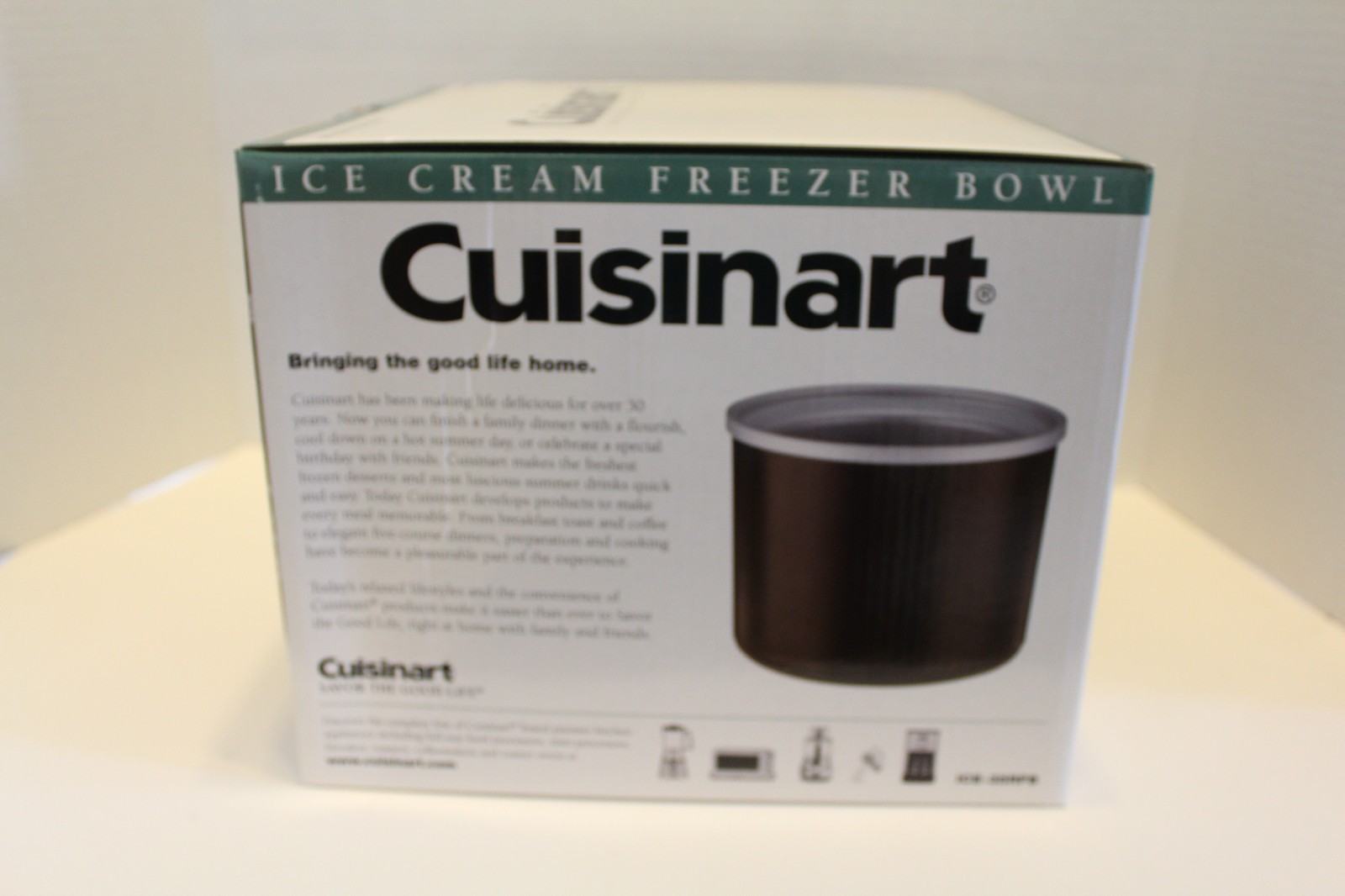 New Cuisinart 2 Quart Replacement Freezer Bowl for Ice Cream Maker ICE-35RFB NOS