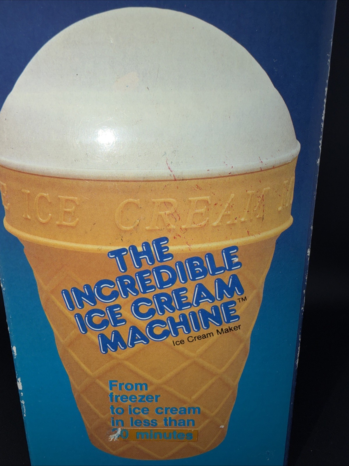 THE INCREDIBLE ICE CREAM MACHINE 1980’S SOFT SERVE-30 MINUTES TO ICE CREAM