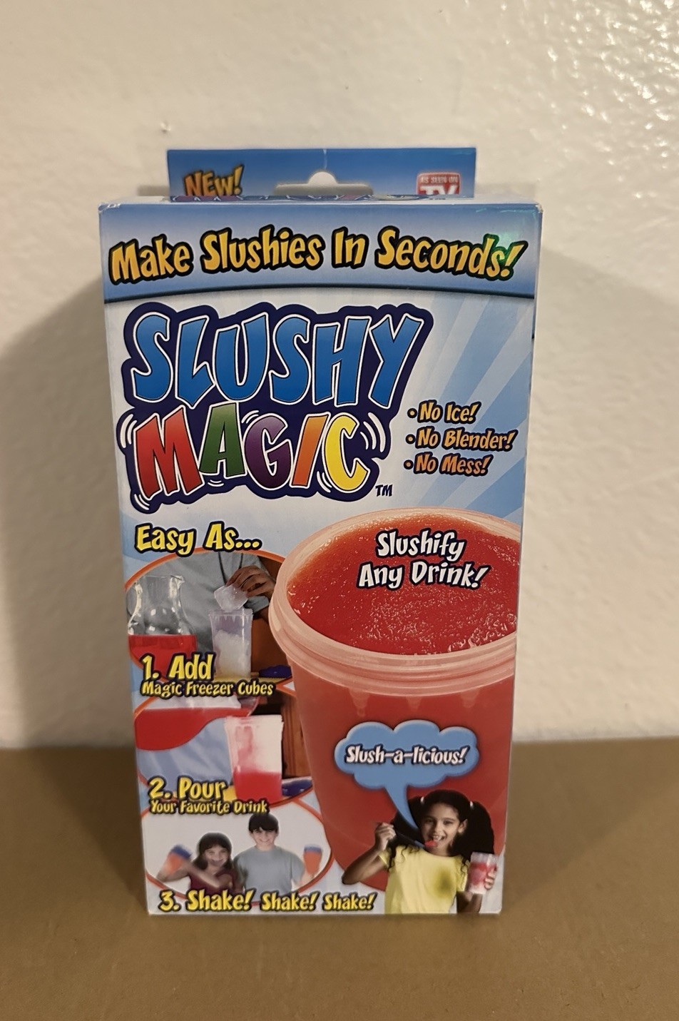 Slushy Magic Shaker Cup As Seen On TV Make Slushies In Seconds Brand New 2011