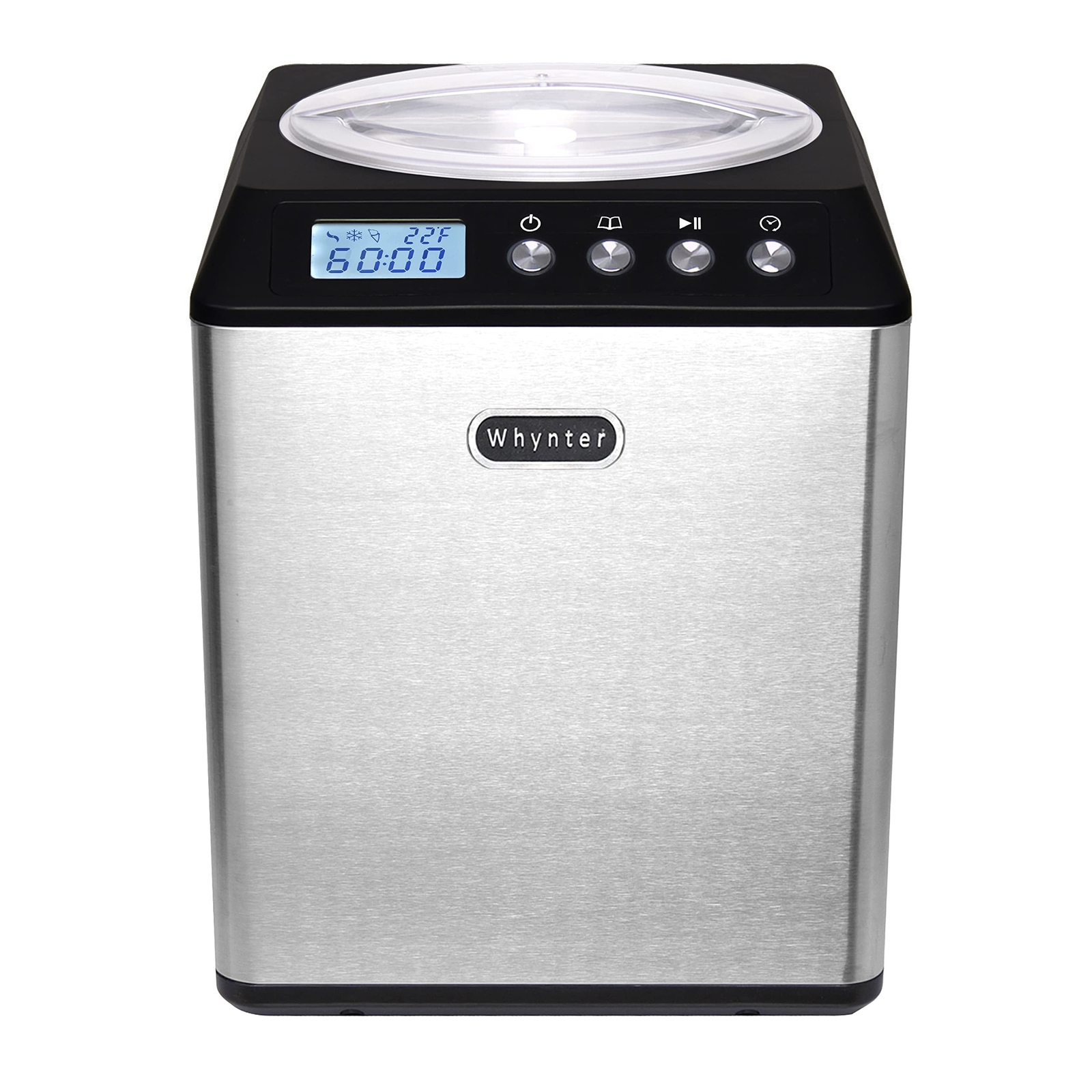 Whynter ICM-201SB 2.1 Quart Capacity Upright Automatic Compressor Ice Cream M…