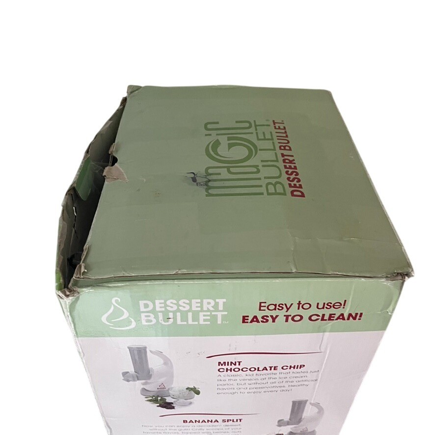 Magic Bullet Dessert Bullet White DBR-0101 Blender *Open Box READ*